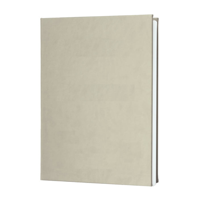 Confezione di 5 copertine soft touch in similpelle beige