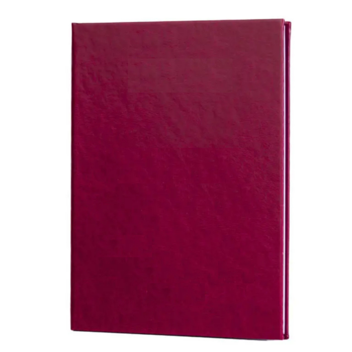 Confezione di 5 copertine lisce in similpelle bordeaux